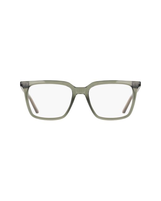 Nike Black 7064 334 Optical Frames Squared Normal