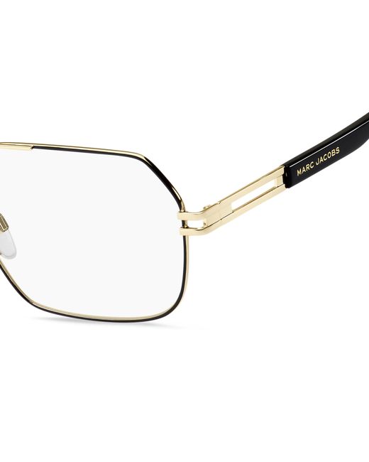 Marc Jacobs Black Marc 602 Rhl Optical Frames Metal Squared for men