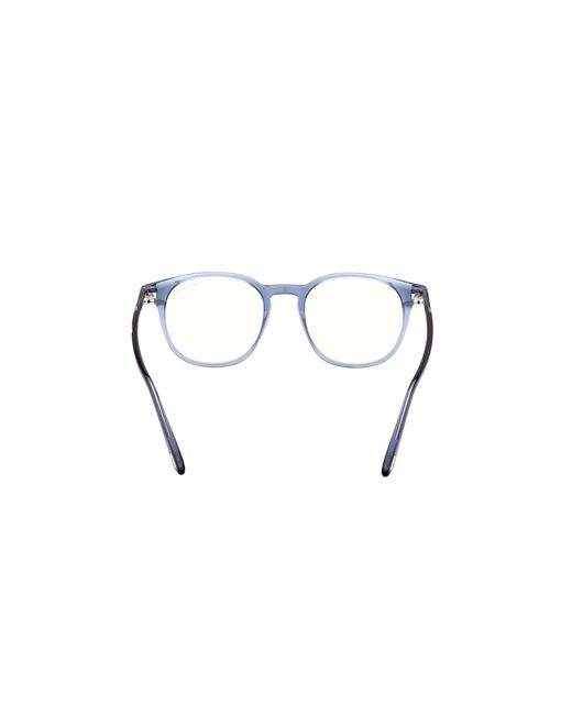 Tom Ford Black Ft5832-B 90 Optical Frames Acetate Round Normal for men
