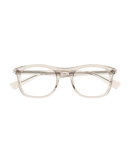 Saint Laurent Black Sl 811 004 Optical Frames Acetate Transparent Squared