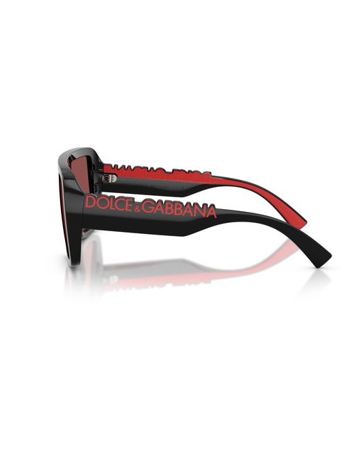 Dolce & Gabbana Black Dg6204 501/75 Sunglasses Injected Squared Normal