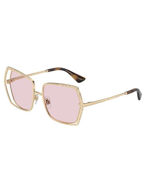 Dolce & Gabbana Black Dg2306 488/P5 Sunglasses Metal Butterfly Photochromatic