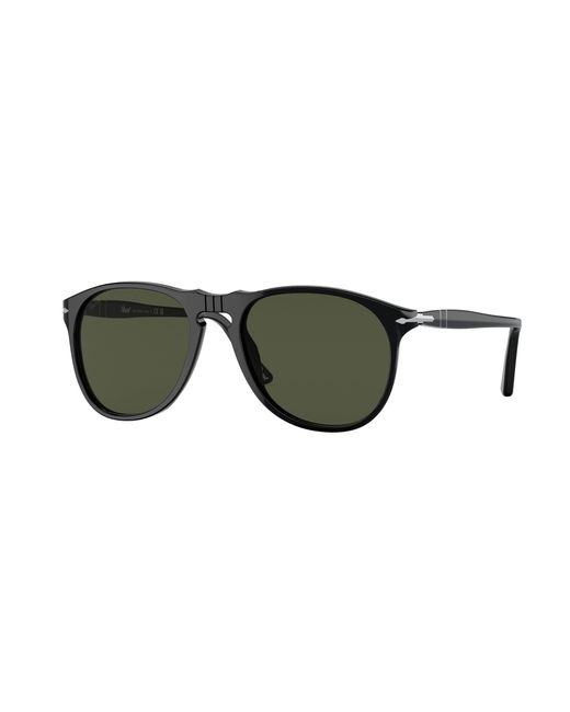 Persol Black Po9649S 95/31 Sunglasses Plastic Pilot Normal for men