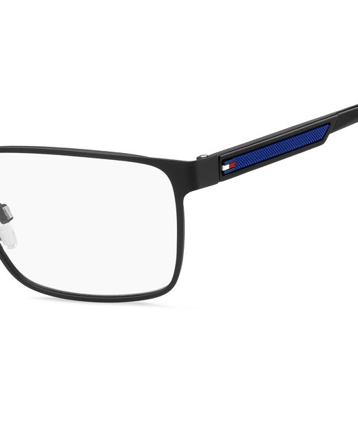Tommy Hilfiger Black Th 2204 D51 Optical Frames Metal Squared Normal for men