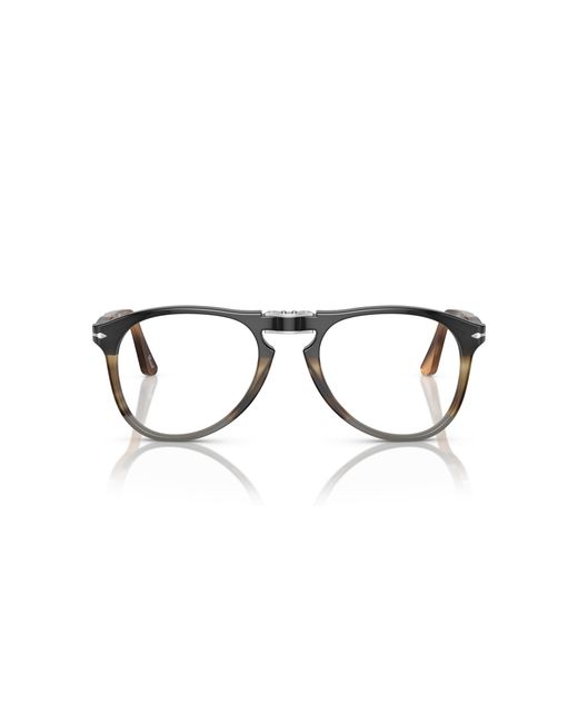 Persol Black Po9714Vm 1135 Optical Frames Acetate Transparent Pilot Normal for men