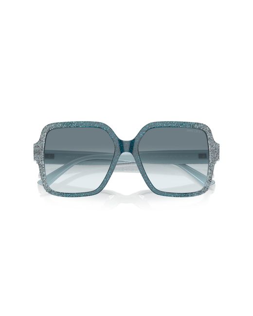 Jimmy Choo Black Jc5005 504319 Sunglasses Acetate Squared Normal Shaded