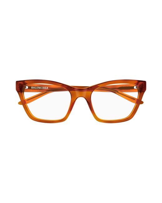 Balenciaga Black Bb0440O 003 Optical Frames Acetate Transparent Cat Eye