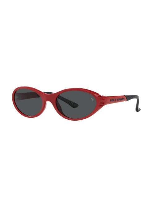 Polo Ralph Lauren Black Ph4197U 609187 Sunglasses Injected Round Normal for men