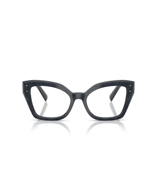 Dolce & Gabbana Black Dg3386 3441 Optical Frames Acetate Transparent Butterfly Normal