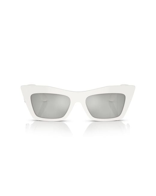 Dolce & Gabbana Black Dg4435 33128V Sunglasses Acetate Cat Eye Normal Mirror