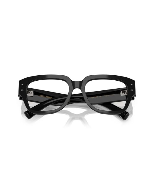 Dolce & Gabbana Black Dg3405 501 Optical Frames Acetate Transparent Squared Normal for men