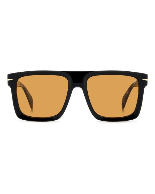 David Beckham Black Db 7134/S Wr7/Vs Sunglasses Acetate Squared Normal for men