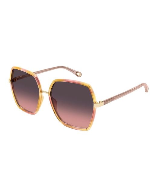 Chloé Black Ch0262S 003 Sunglasses Bio-Inject Squared