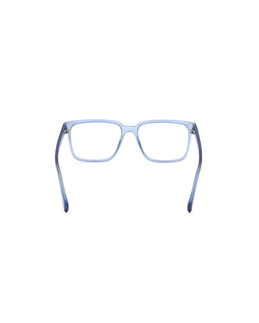 Adidas Black Or5093 085 Optical Frames Injected Squared Normal for men