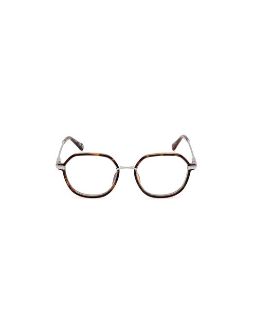 Guess Black Gu50098 052 Optical Frames Injected Round Normal for men