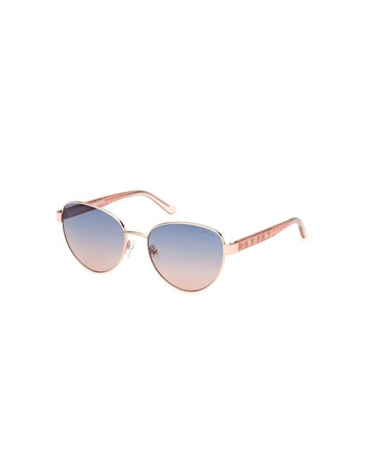 Guess Black Gu00101 28W Sunglasses Metal Round Normal