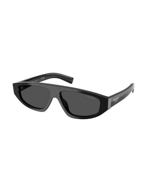 Prada Black Pr C02S 16K08Z Sunglasses Acetate Geometric Normal for men