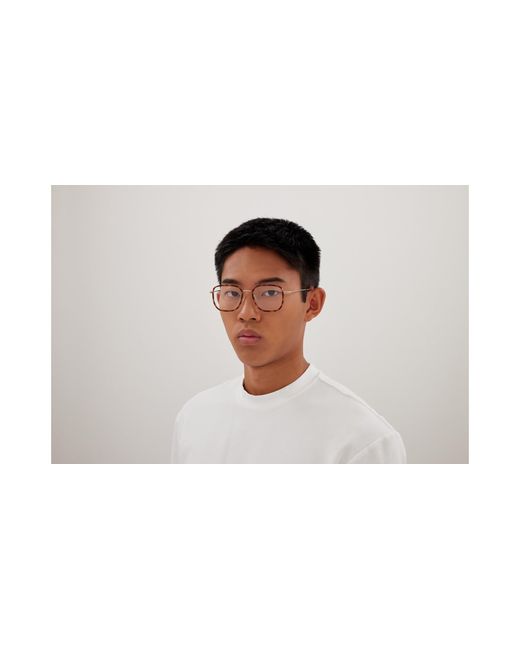 Gucci Black Gg1852Oa 002 Optical Frames Injected Transparent Squared