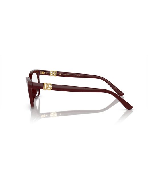 Dolce & Gabbana Black Dg5106U 3091 Optical Frames Injected Transparent Butterfly Normal