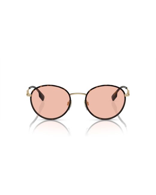 Burberry Black Be3148D 132284 Sunglasses Metal Round Normal