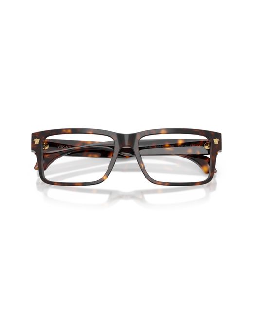 Versace Black Ve3391U 108 Optical Frames Acetate Transparent Squared Normal for men