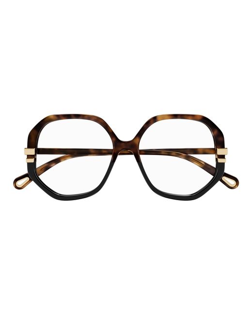 Chloé Black Ch0107O 011 Optical Frames Acetate Transparent Geometric