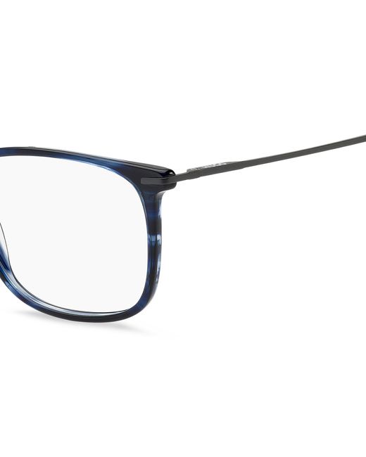 Boss Black Hg 1407 38I Optical Frames Acetate Squared Normal for men