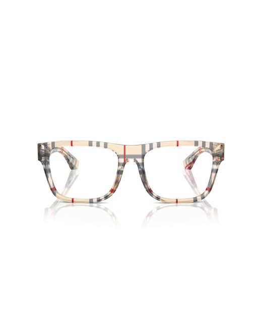 Burberry Black Be2411 4122 Optical Frames Acetate Squared Normal for men