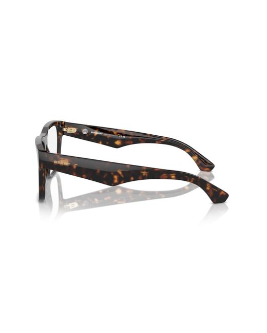 Burberry Black Be2411 3002 Optical Frames Acetate Transparent Squared Normal for men