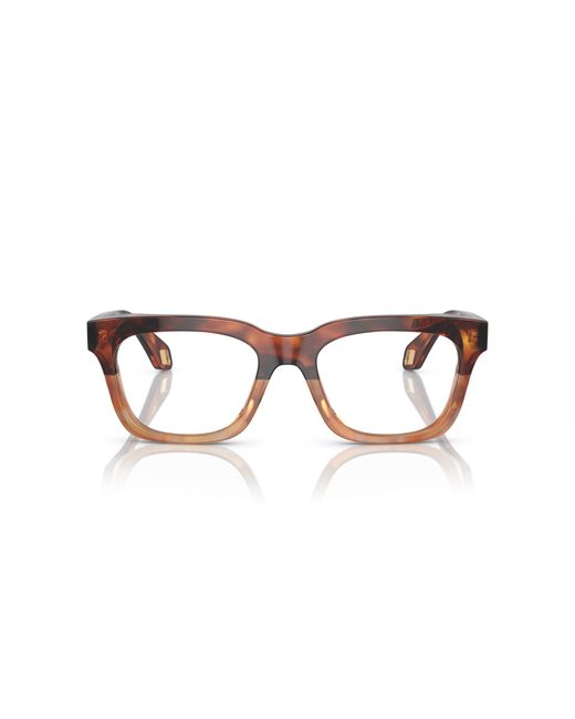 Giorgio Armani Black Ar7247U 6034 Optical Frames Acetate Transparent Pillow Normal for men