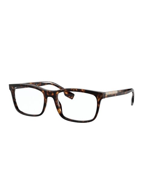 Burberry Black Be2334 Elm 3002 Optical Frames Plastic Squared for men