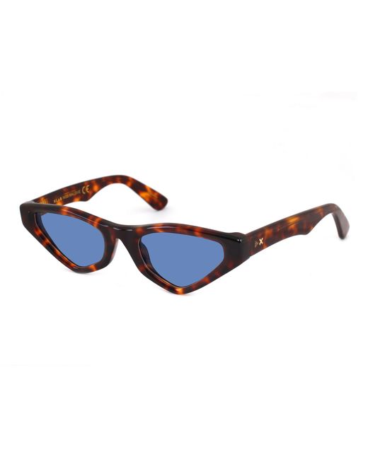Xlab Black Maldive Sunglasses Acetate Smoke Cat Eye Polarized