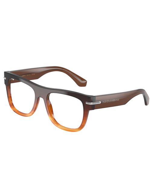 Dolce & Gabbana Black Dg3407 3486 Optical Frames Acetate Transparent Squared Normal for men