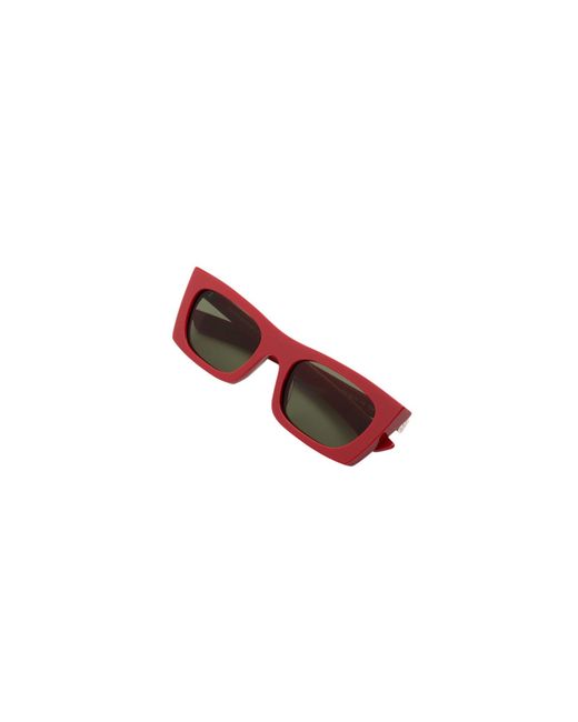 Retrosuperfuture Black E7D Fred 2.0 Rossissimo Sunglasses Acetate Squared Normal