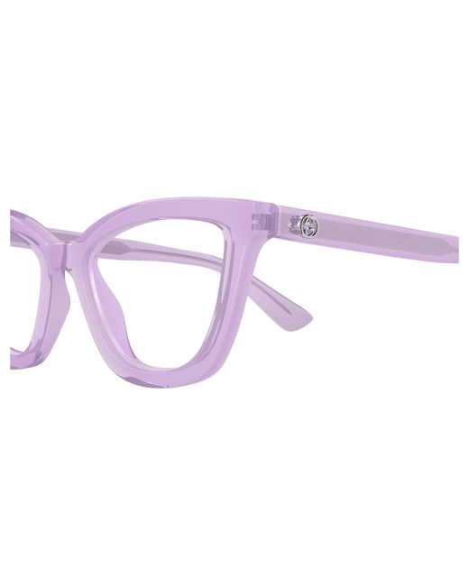 Gucci Black Gg1686O 008 Optical Frames Acetate Transparent Round