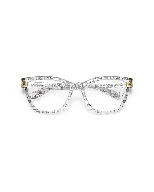 Dolce & Gabbana Black Dg5076 3314 Optical Frames Nylon Cat Eye Normal