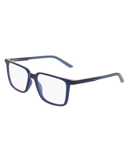 Nike Black 7063 410 Optical Frames Squared Normal for men