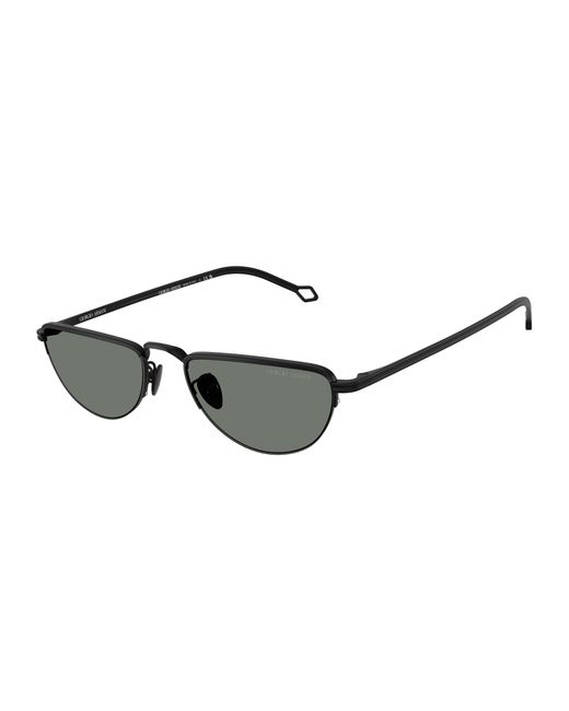 Giorgio Armani Black Ar6166J 300111 Sunglasses Steel Butterfly Normal for men