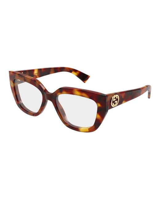 Gucci Black Gg1847O 002 Optical Frames Acetate Transparent Cat Eye