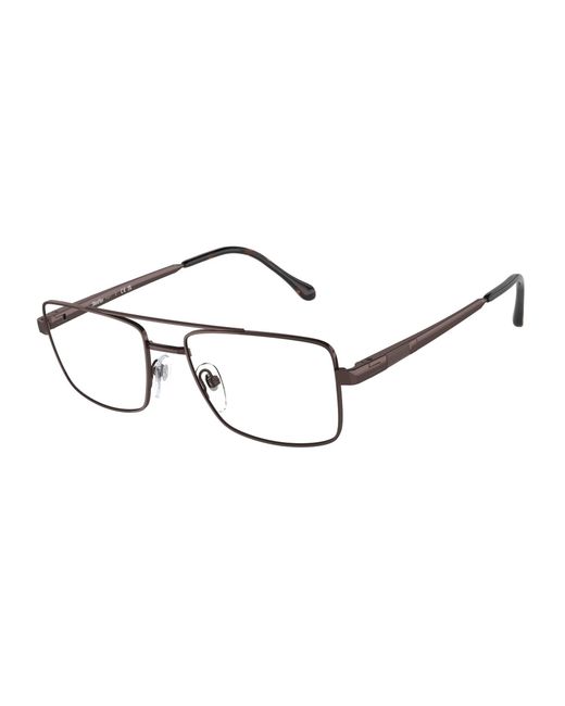 Sferoflex Black Sf2296 441 Optical Frames Metal Squared for men