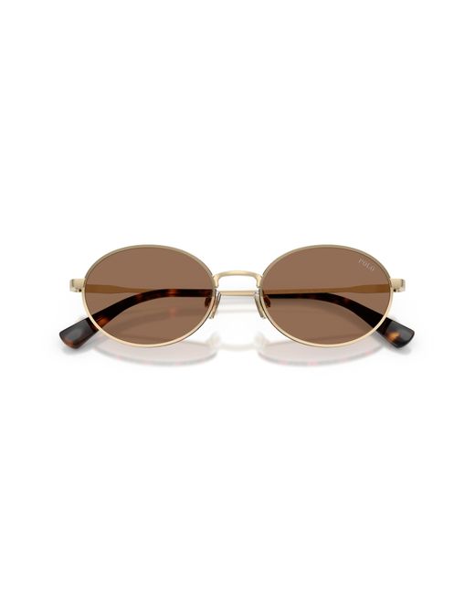 Polo Ralph Lauren Black Ph3162 928673 Sunglasses Metal Round Normal for men