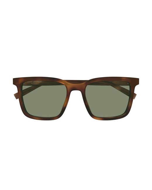 Saint Laurent Black Sl 500 009 Sunglasses Acetate Squared for men