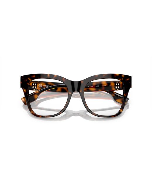 Burberry Black Be2388 3002 Optical Frames Acetate Transparent Squared Normal
