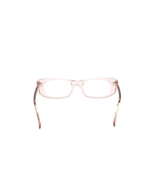 MAX&Co. Black Mo5216 072 Optical Frames Acetate Squared Normal