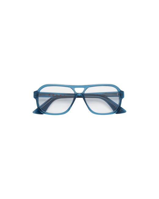Marni Blue 5Kj Moziqui Ocean Optical Frames Acetate Squared