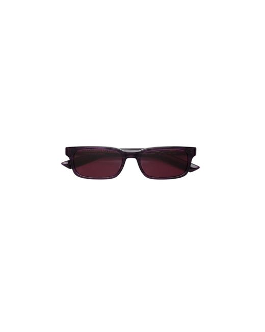 Retrosuperfuture Black 25L Gesto Melanzana Sunglasses Acetate Squared Normal