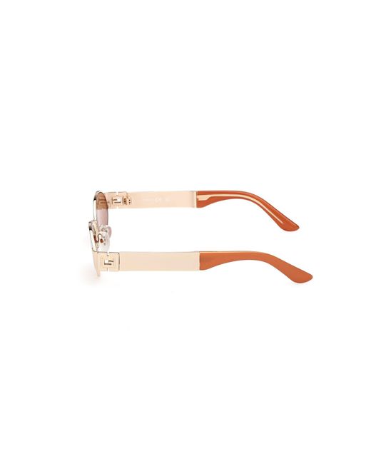 Guess Black Gu00262 32E Sunglasses Metal Round Normal