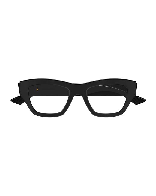 Bottega Veneta Black Bv1360O 002 Optical Frames Acetate Transparent Squared