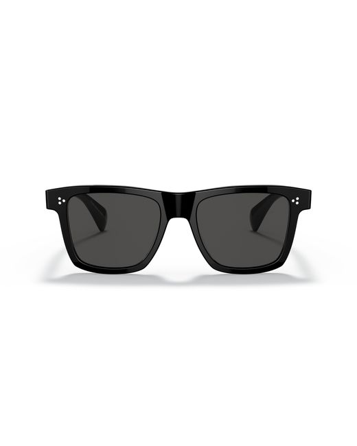 Oliver Peoples Black Ov5444Su Casian 100587 Sunglasses Acetate Squared Normal for men