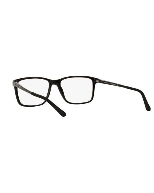 Ralph Lauren Black Rl6133 5001 Optical Frames Acetate Squared Normal for men